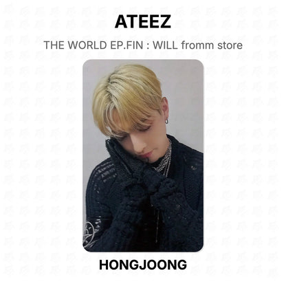 ATEEZ THE WORLD EP.FIN : WILL fromm store Official Photocard