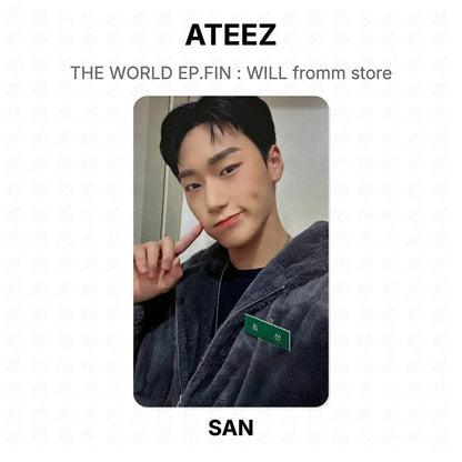 ATEEZ THE WORLD EP.FIN : WILL fromm store Official Photocard