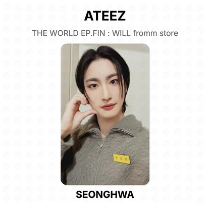 ATEEZ THE WORLD EP.FIN : WILL fromm store Official Photocard