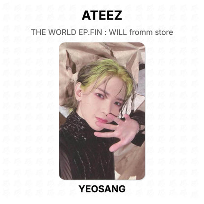 ATEEZ THE WORLD EP.FIN : WILL fromm store Official Photocard