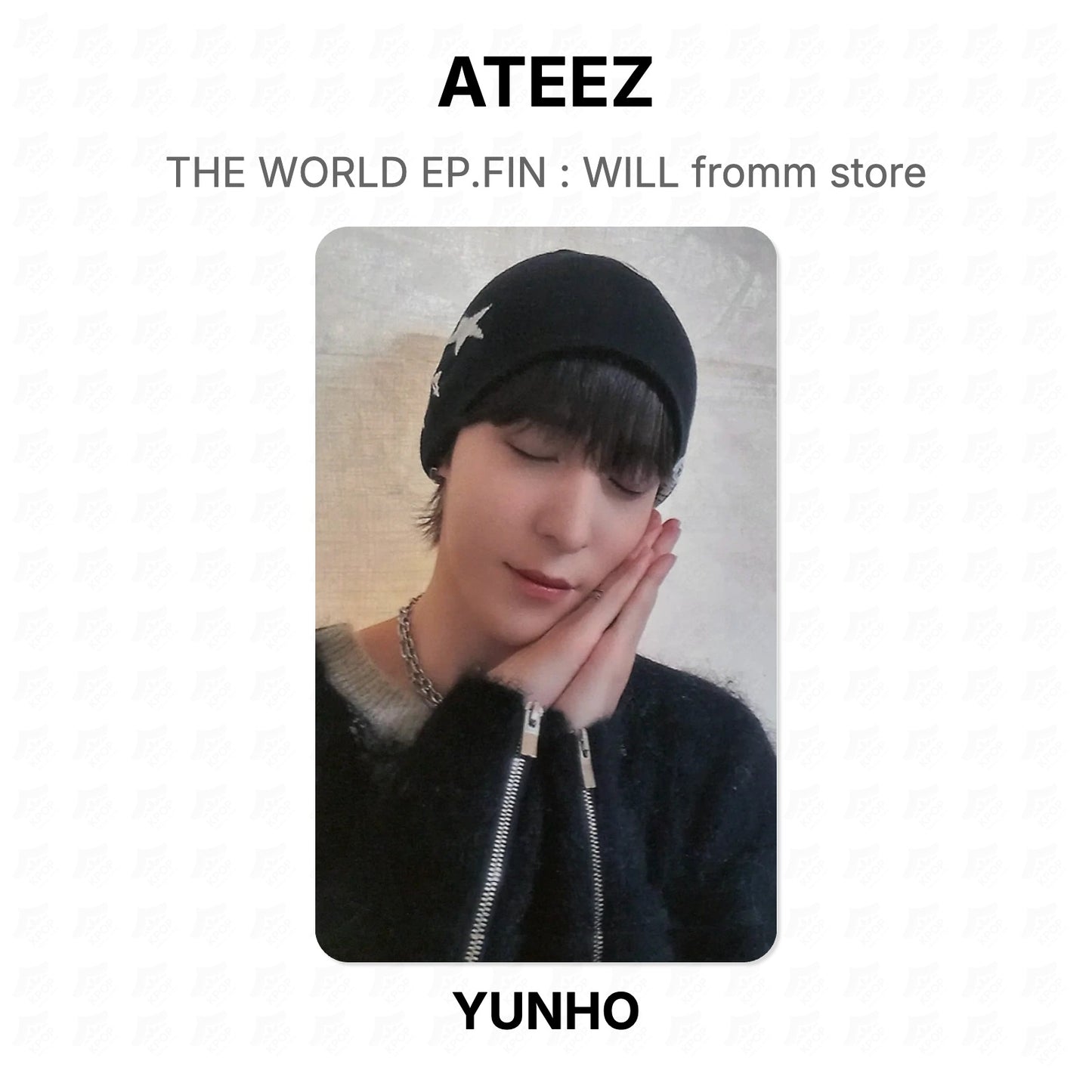 ATEEZ THE WORLD EP.FIN : WILL fromm store Official Photocard