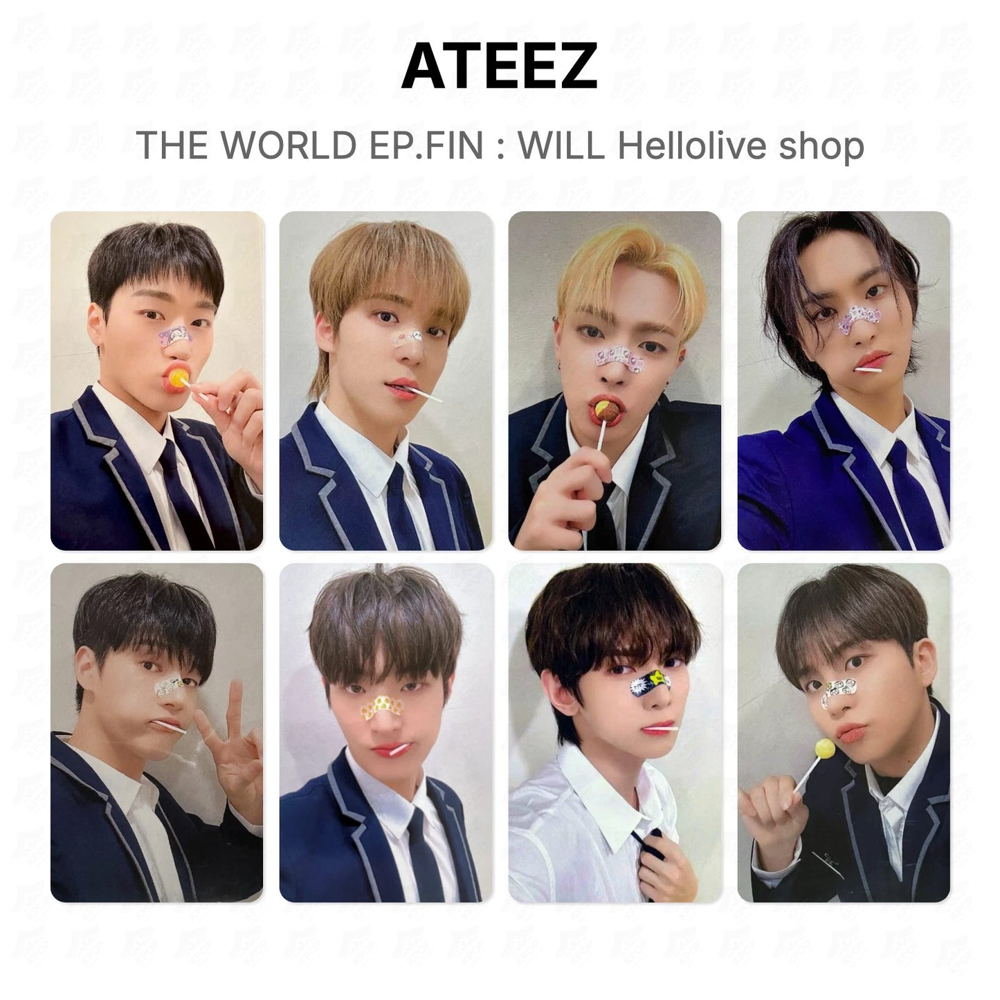 ATEEZ THE WORLD EP.FIN : WILL Hellolive shop Official Photocard