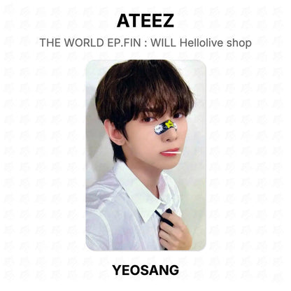 ATEEZ THE WORLD EP.FIN : WILL Hellolive shop Official Photocard