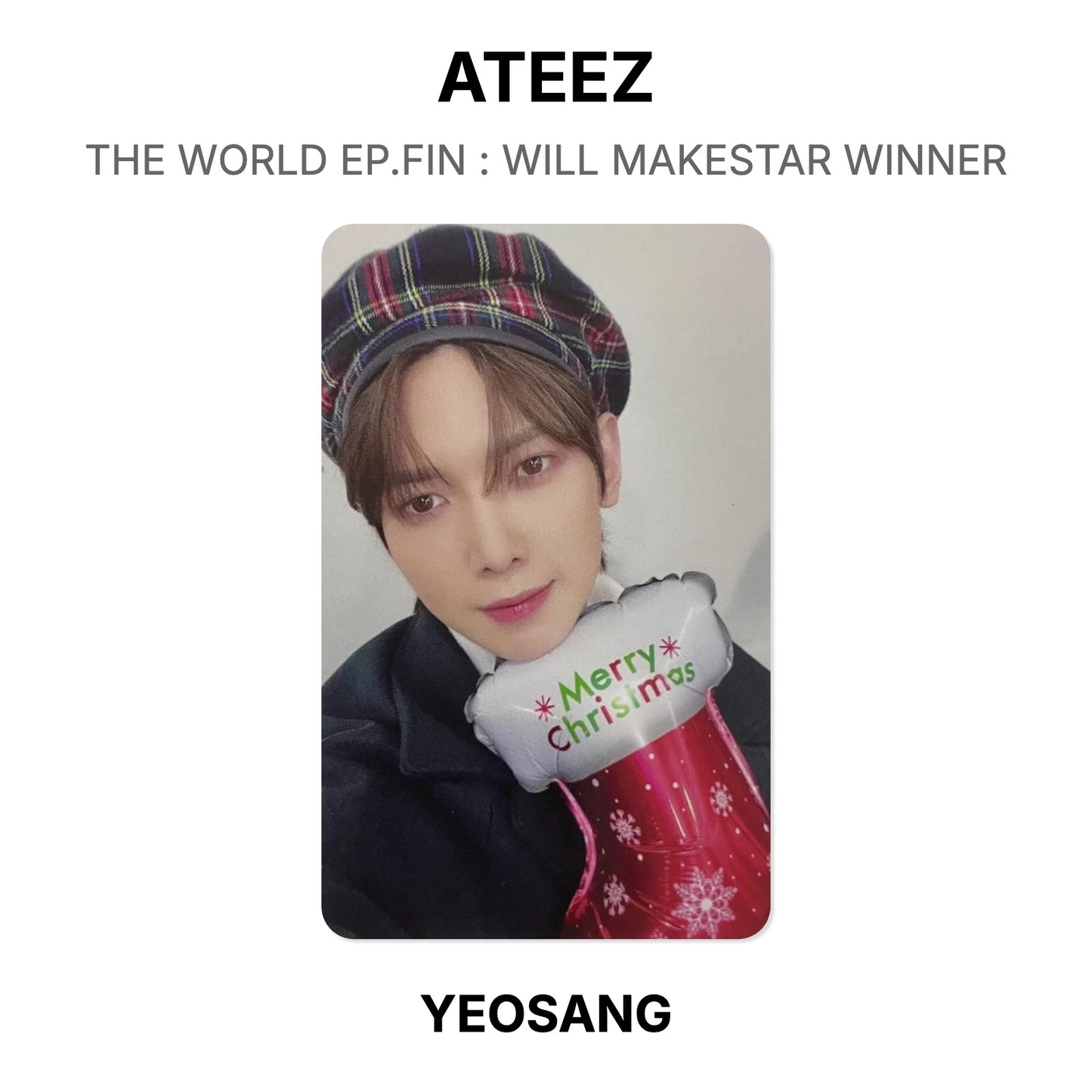 ATEEZ THE WORLD EP.FIN : WILL MAKESTAR WINNER Offizielle Fotokarte