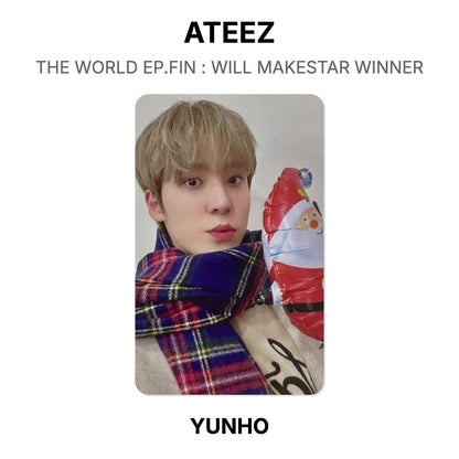 ATEEZ THE WORLD EP.FIN : WILL MAKESTAR WINNER Offizielle Fotokarte