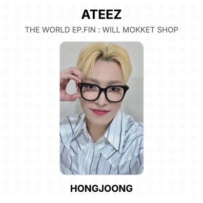 ATEEZ THE WORLD EP.FIN : WILL MOKKET SHOP Official Photocard
