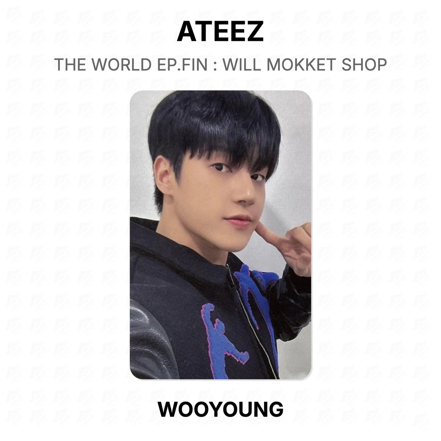 ATEEZ THE WORLD EP.FIN : WILL MOKKET SHOP Official Photocard