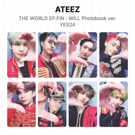 ATEEZ THE WORLD EP.FIN : WILL Photobook ver. YES24 Official Photocard