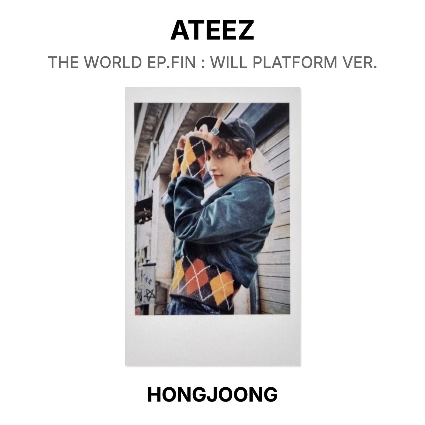 ATEEZ THE WORLD EP.FIN : WILL PLATFORM VER. oficjalna Photocard