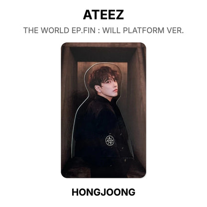 ATEEZ THE WORLD EP.FIN : WILL PLATFORM VER. oficjalna Photocard