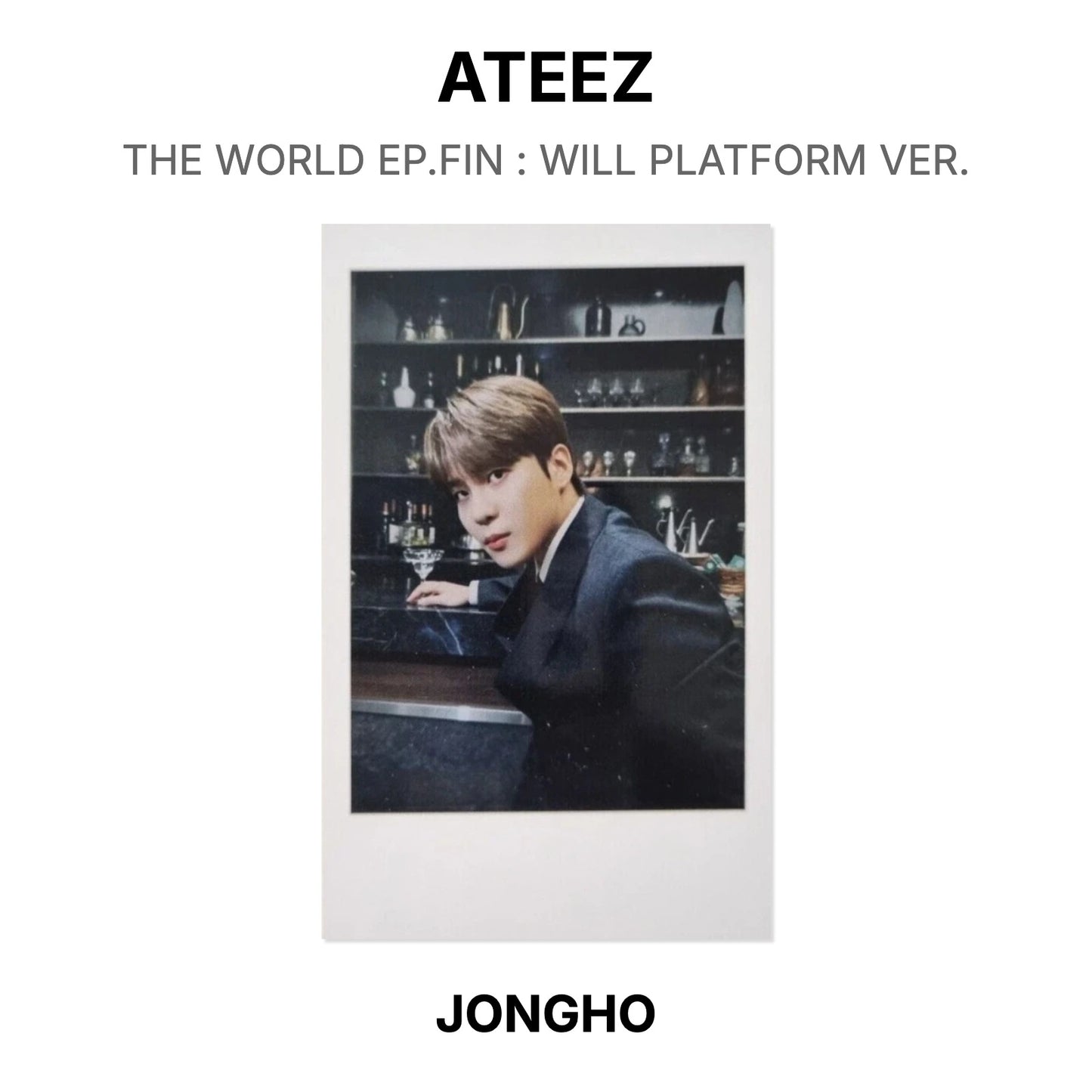 ATEEZ THE WORLD EP.FIN : WILL PLATFORM VER. oficjalna Photocard