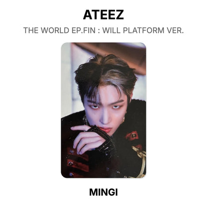 ATEEZ THE WORLD EP.FIN : WILL PLATFORM VER. oficjalna Photocard
