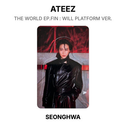 ATEEZ THE WORLD EP.FIN : WILL PLATFORM VER. oficjalna Photocard