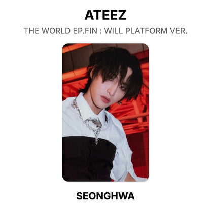 ATEEZ THE WORLD EP.FIN : WILL PLATFORM VER. oficjalna Photocard