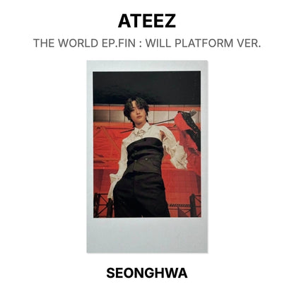 ATEEZ THE WORLD EP.FIN : WILL PLATFORM VER. oficjalna Photocard