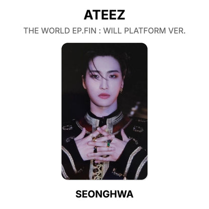 ATEEZ THE WORLD EP.FIN : WILL PLATFORM VER. oficjalna Photocard