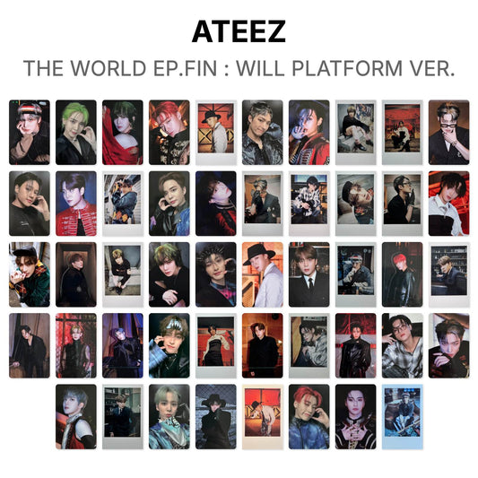 ATEEZ THE WORLD EP.FIN : WILL PLATFORM VER. Official Photocard