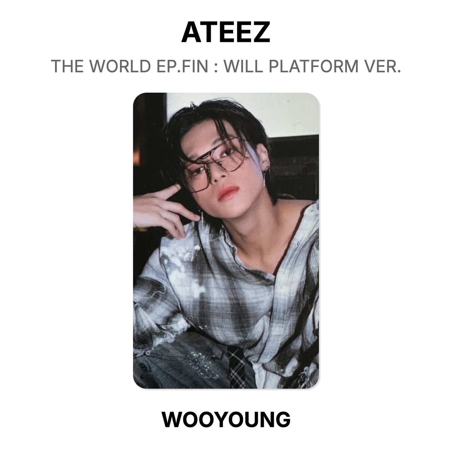 ATEEZ THE WORLD EP.FIN : WILL PLATFORM VER. oficjalna Photocard