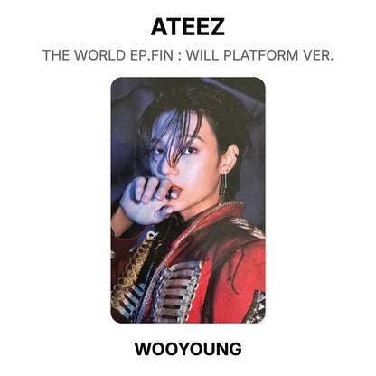 ATEEZ THE WORLD EP.FIN : WILL PLATFORM VER. oficjalna Photocard