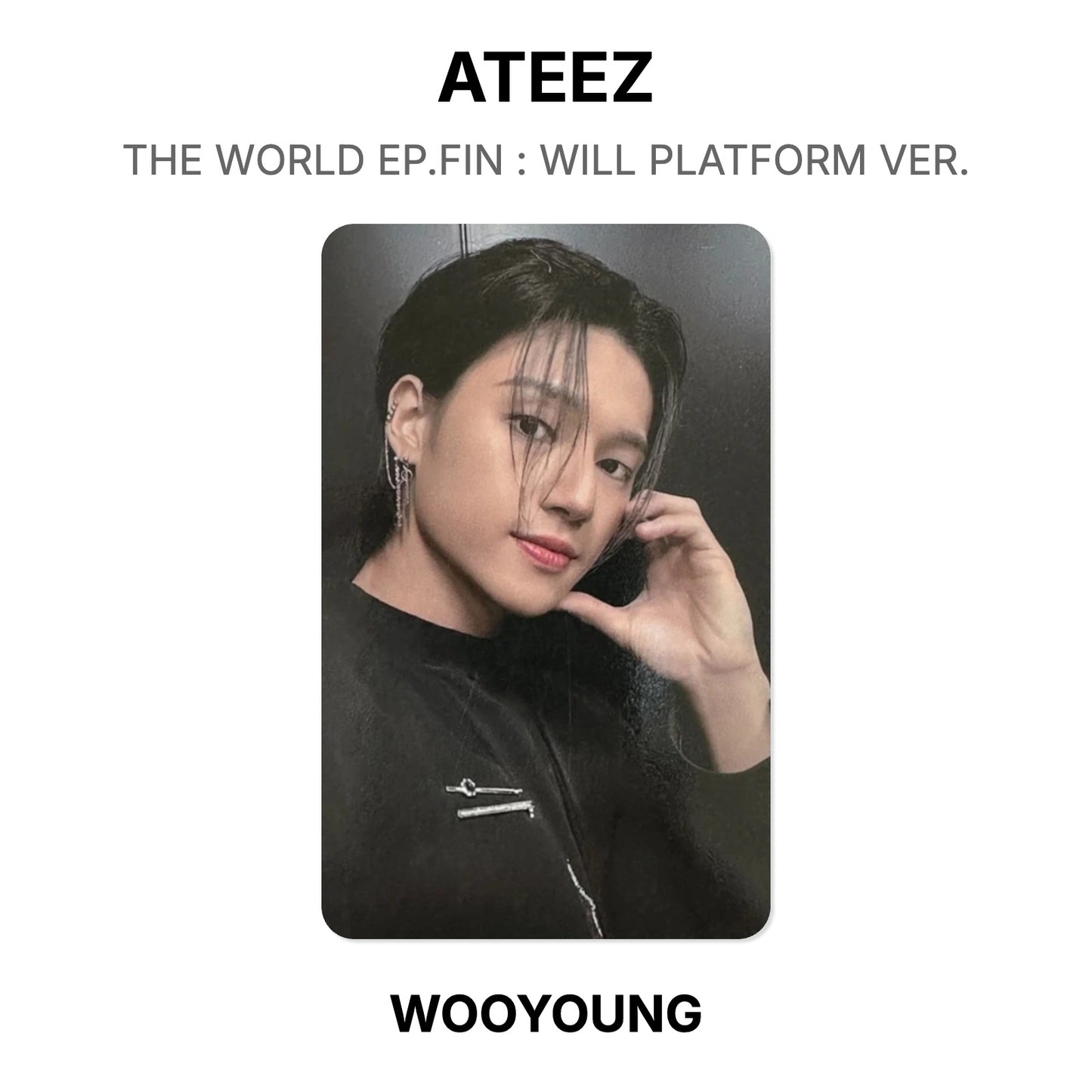 ATEEZ THE WORLD EP.FIN : WILL PLATFORM VER. oficjalna Photocard