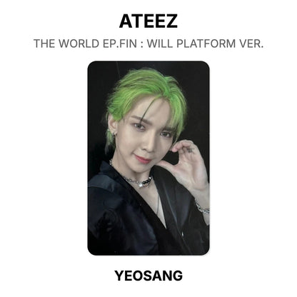 ATEEZ THE WORLD EP.FIN : WILL PLATFORM VER. oficjalna Photocard