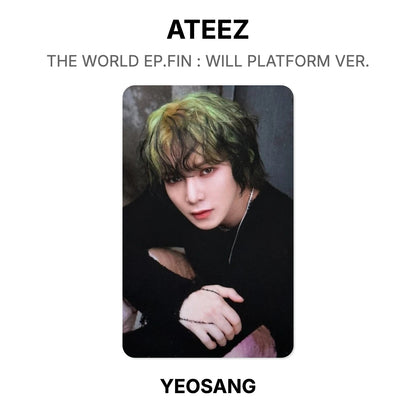 ATEEZ THE WORLD EP.FIN : WILL PLATFORM VER. oficjalna Photocard