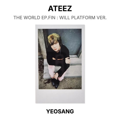 ATEEZ THE WORLD EP.FIN : WILL PLATFORM VER. oficjalna Photocard