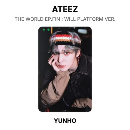 ATEEZ THE WORLD EP.FIN : WILL PLATFORM VER. oficjalna Photocard