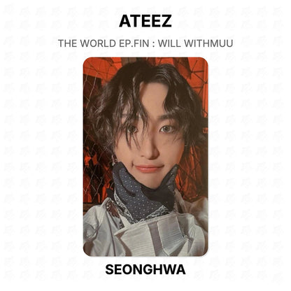 ATEEZ THE WORLD EP.FIN : WILL WITHMUU Official Photocard