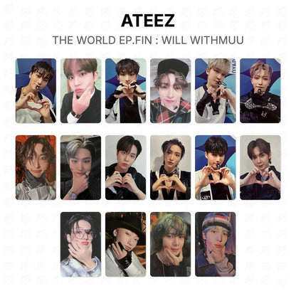 ATEEZ THE WORLD EP.FIN : WILL WITHMUU Official Photocard