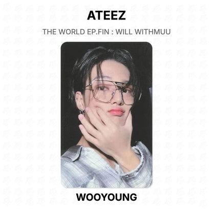 ATEEZ THE WORLD EP.FIN : WILL WITHMUU Official Photocard