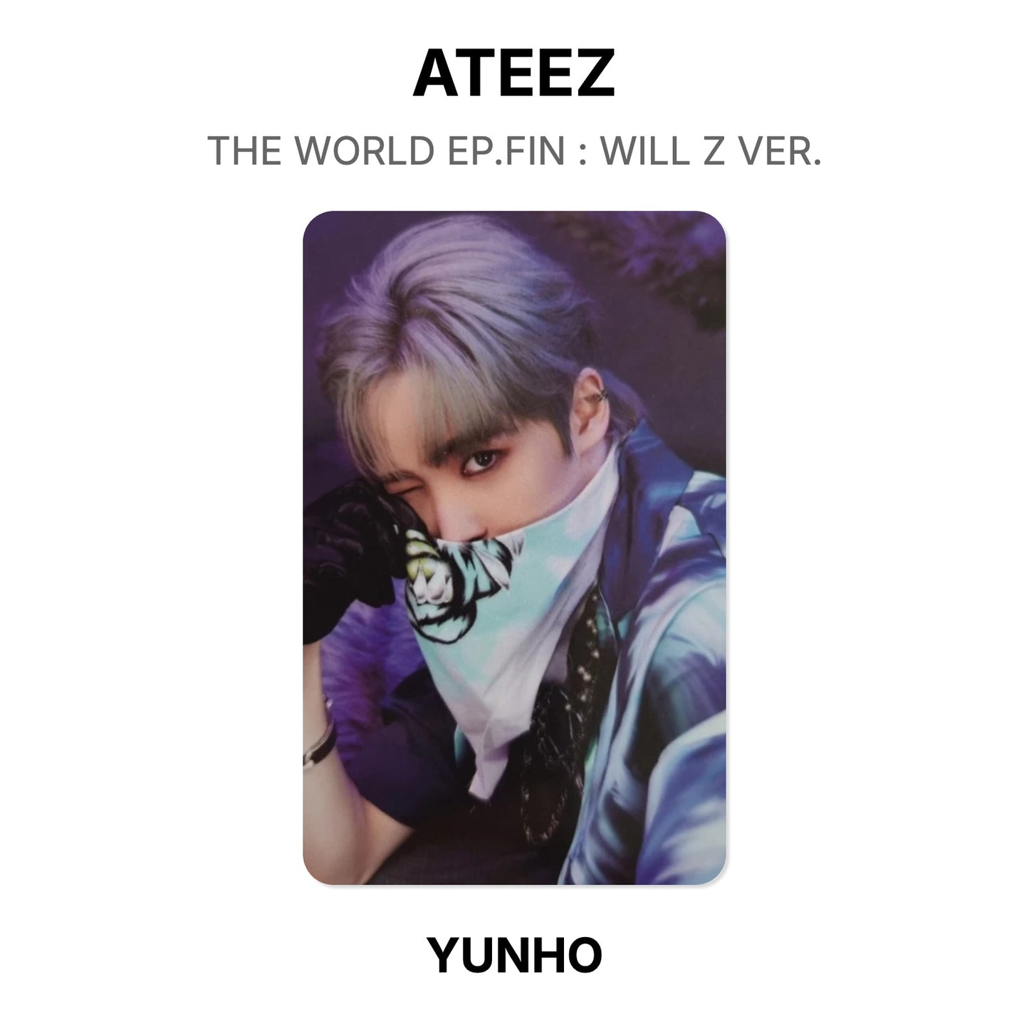 ATEEZ THE WORLD EP.FIN : WILL Z VER. Offizielle Photocard