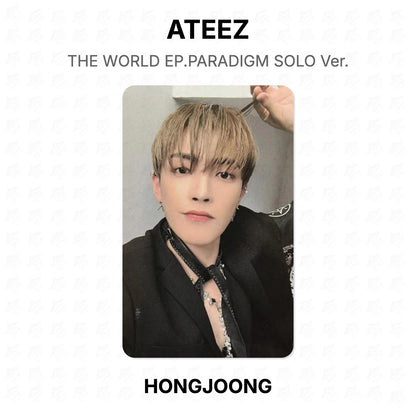 ATEEZ THE WORLD EP.PARADIGM SOLO Ver. Offizielle Fotokarte