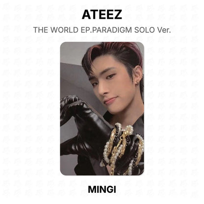 ATEEZ THE WORLD EP.PARADIGM SOLO Ver. Offizielle Fotokarte