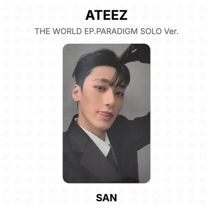 ATEEZ THE WORLD EP.PARADIGM SOLO Ver. Offizielle Fotokarte