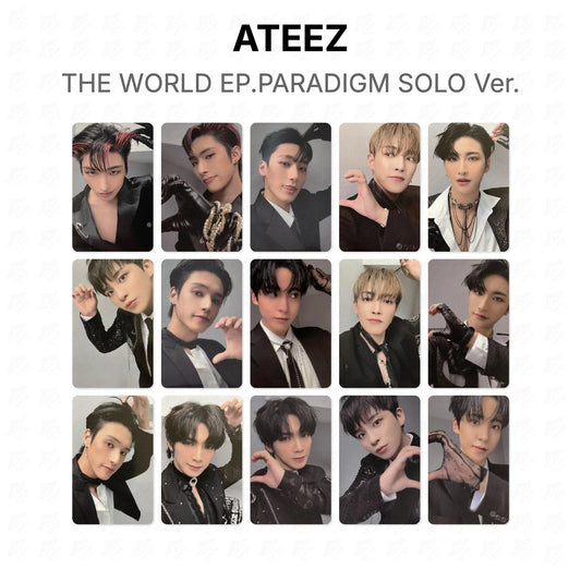 ATEEZ THE WORLD EP.PARADIGM SOLO Ver. Official Photocard