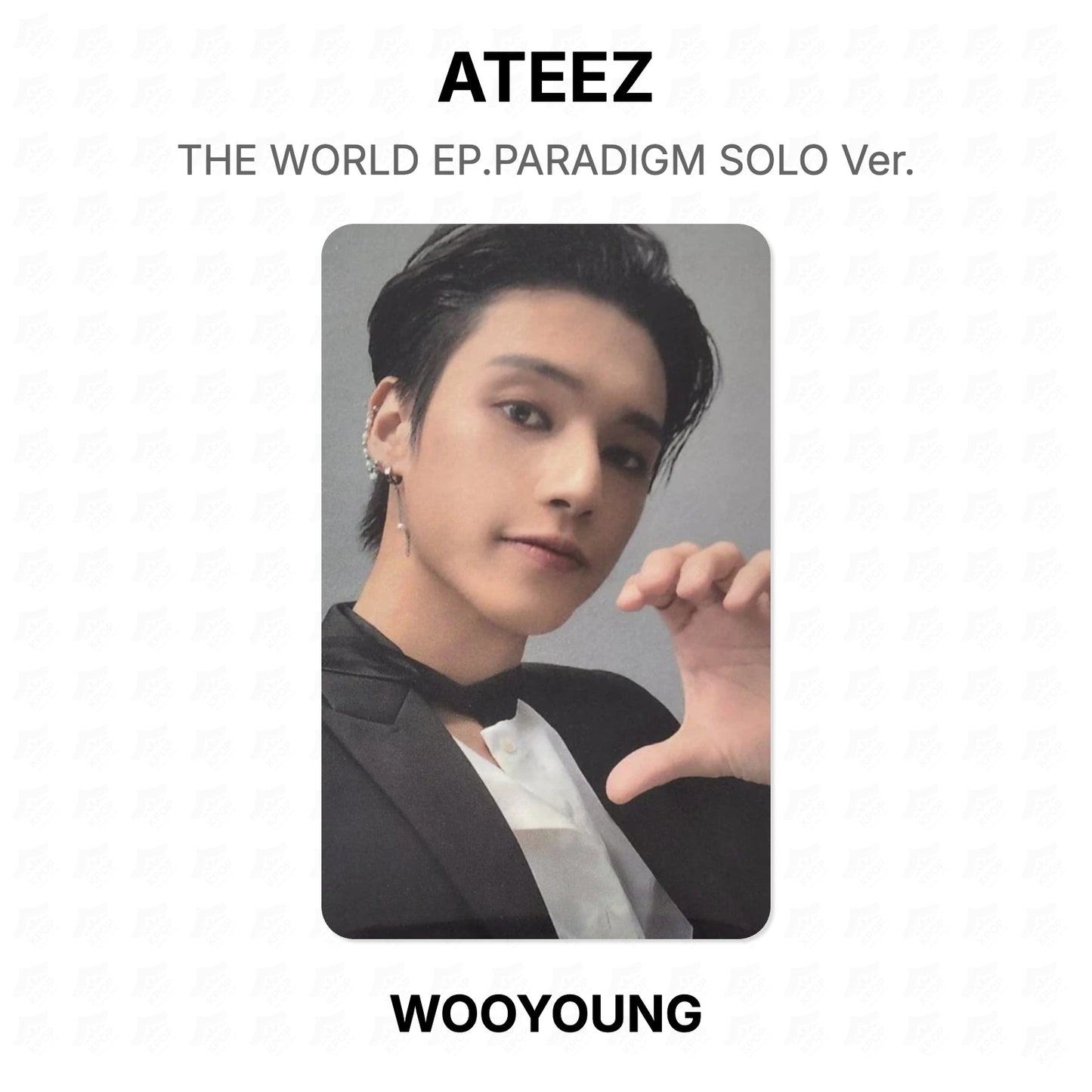 ATEEZ THE WORLD EP.PARADIGM SOLO Ver. Offizielle Fotokarte