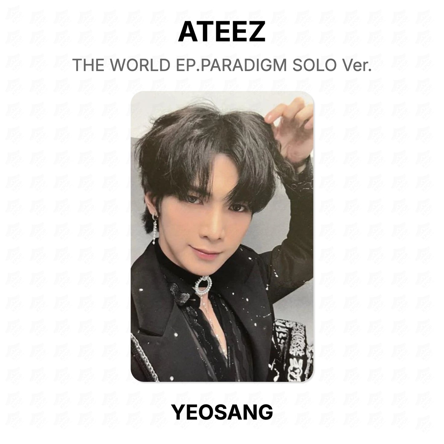ATEEZ THE WORLD EP.PARADIGM SOLO Ver. Offizielle Fotokarte