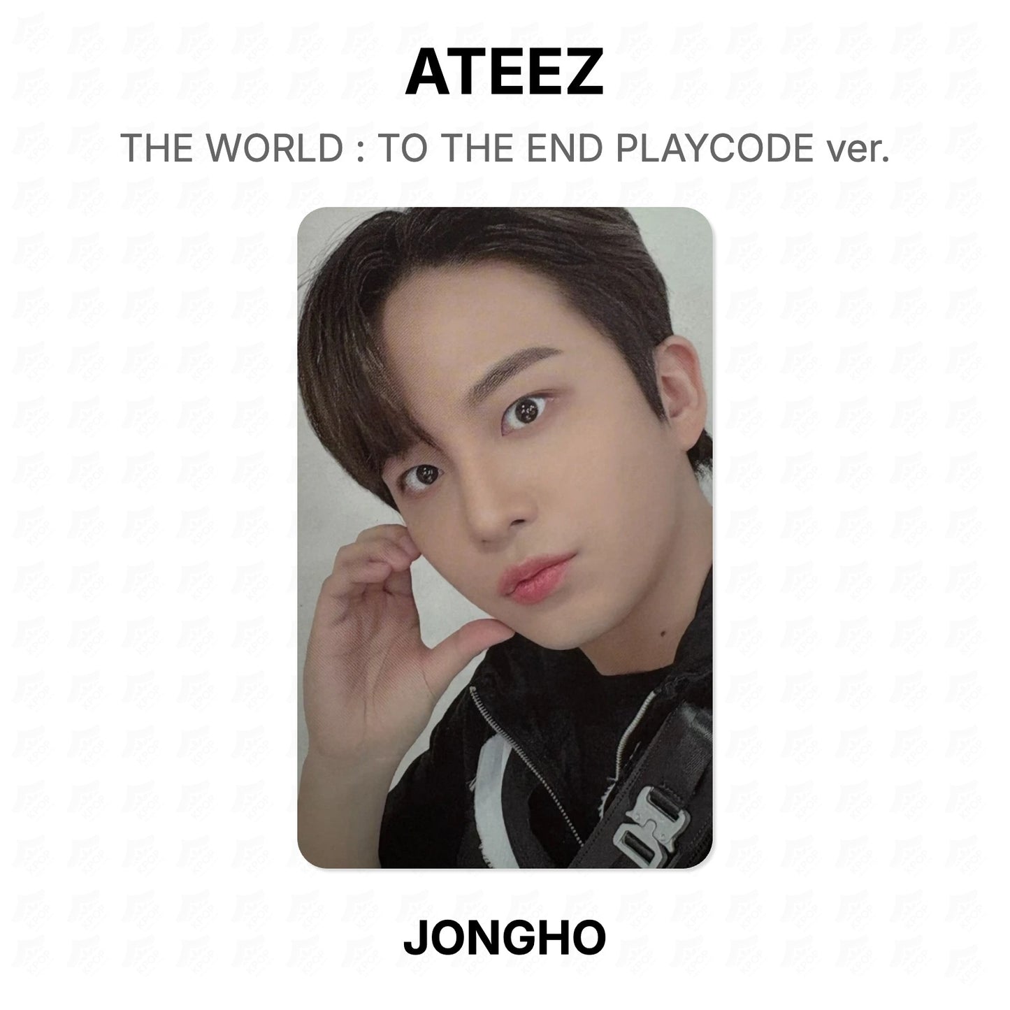 ATEEZ THE WORLD : TO THE END PLAYCODE ver. Official Photocard