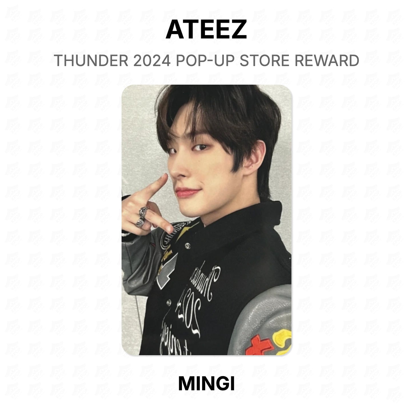 ATEEZ THUNDER 2024 POP-UP STORE REWARD Official Photocard