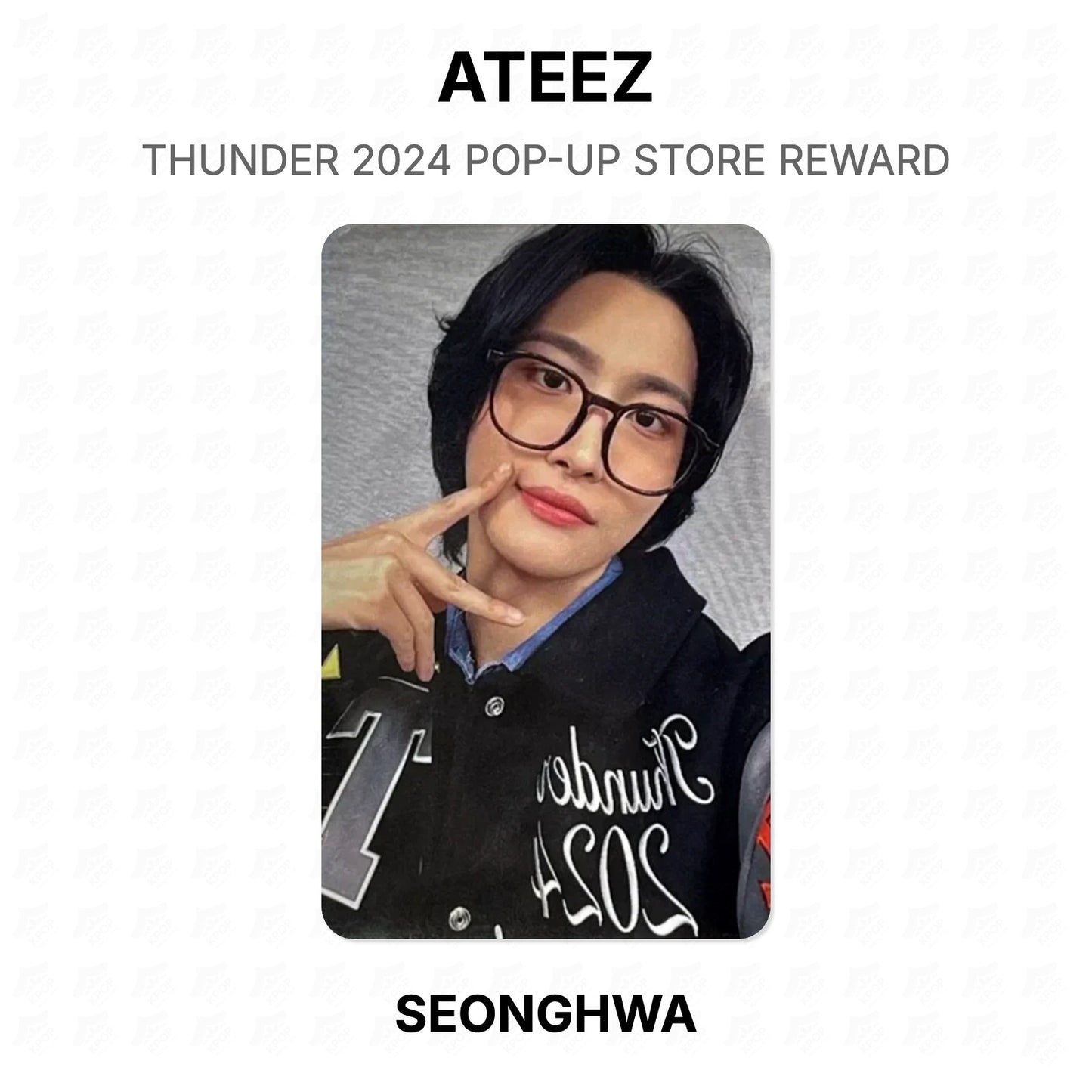 ATEEZ THUNDER 2024 POP-UP STORE REWARD Official Photocard