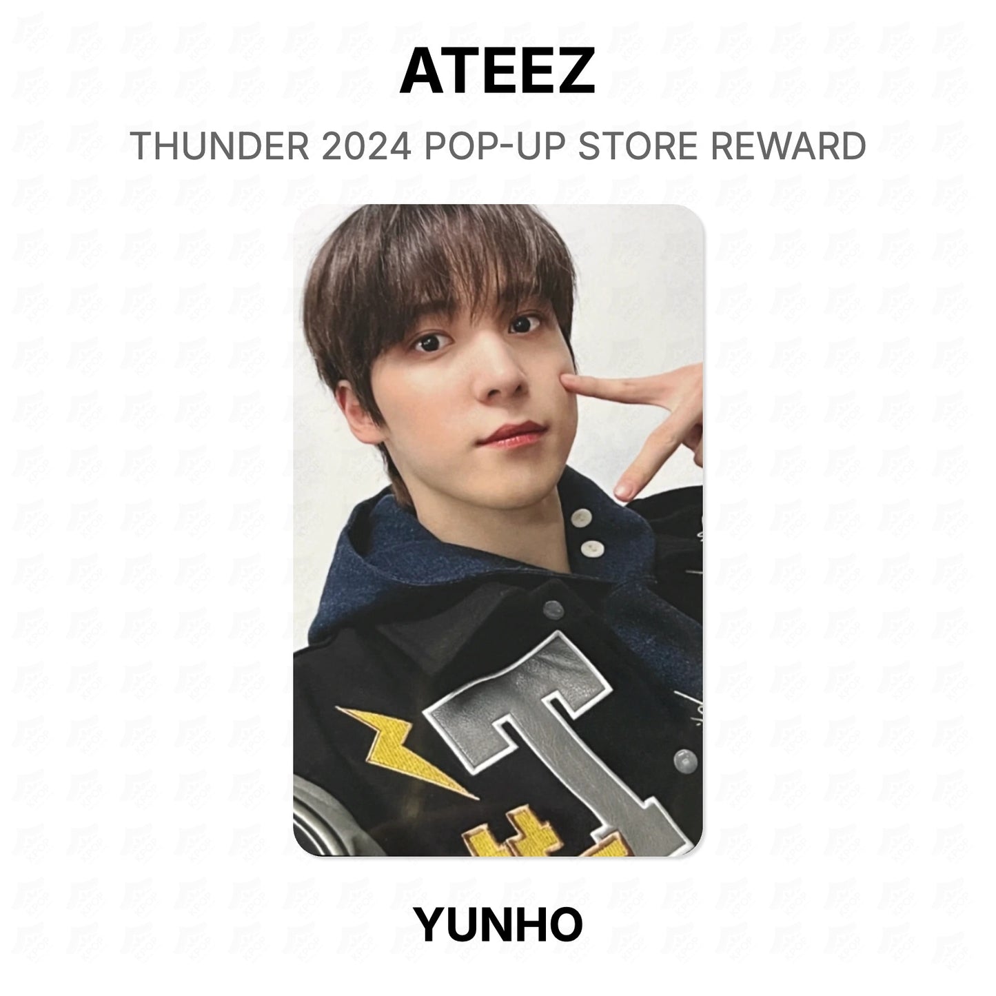 ATEEZ THUNDER 2024 POP-UP STORE REWARD Official Photocard
