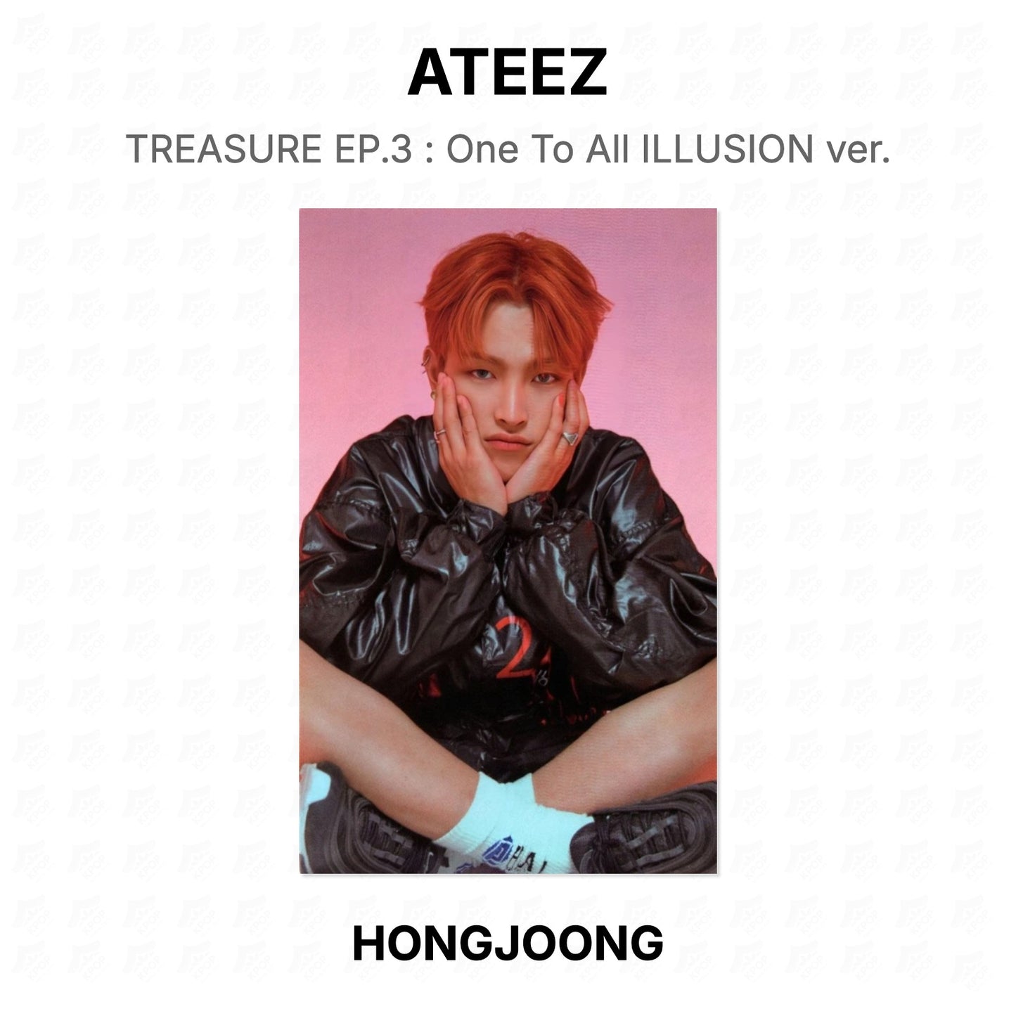 ATEEZ TREASURE EP.3 : One To All ILLUSION ver. Official Photocard