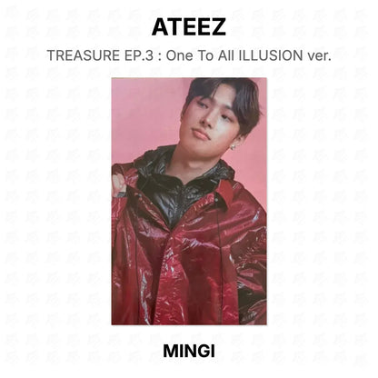 ATEEZ TREASURE EP.3 : One To All ILLUSION ver. Official Photocard