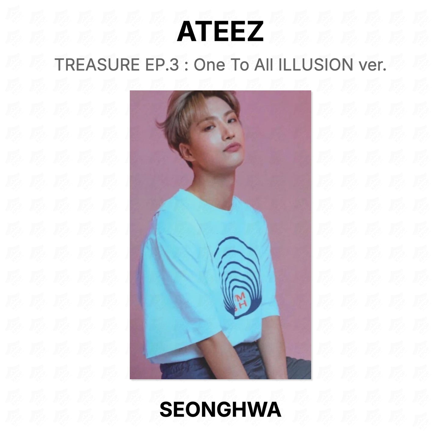 ATEEZ TREASURE EP.3 : One To All ILLUSION ver. Official Photocard