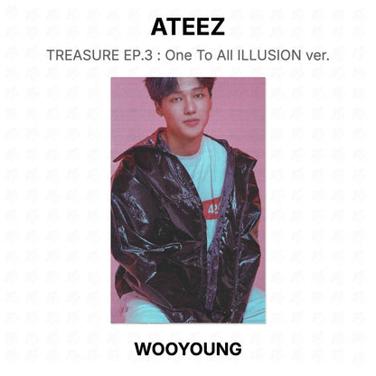 ATEEZ TREASURE EP.3 : One To All ILLUSION ver. Official Photocard