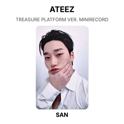 ATEEZ TREASURE PLATFORM VER. MINIRECORD Official Photocard