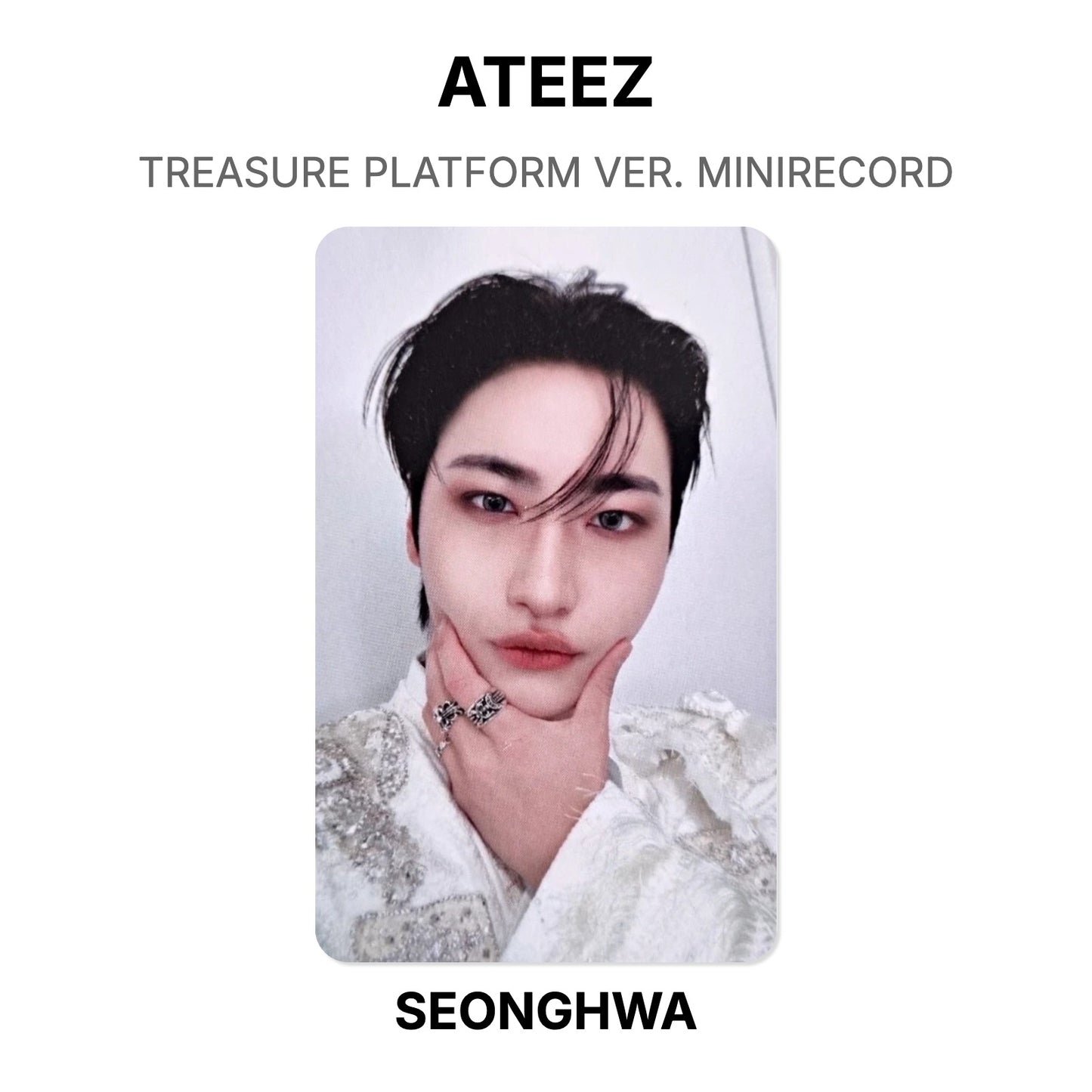 ATEEZ TREASURE PLATFORM VER. MINIRECORD Official Photocard