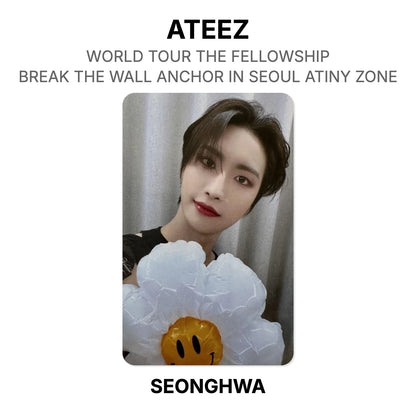 ATEEZ WORLD TOUR THE FELLOWSHIP : BREAK THE WALL ANCHOR IN SEOUL ATINY ZONE Official Photocard