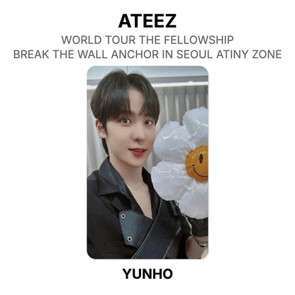 ATEEZ WORLD TOUR THE FELLOWSHIP : BREAK THE WALL ANCHOR IN SEOUL ATINY ZONE Official Photocard